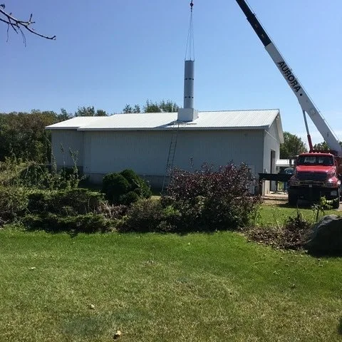 Brighton Pet Cremations facility during an earlier equipment installation