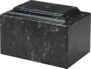 Ebony Cultured Marble Urn