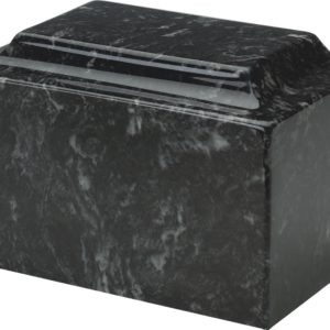 Ebony Cultured Marble Urn