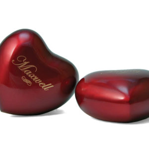 Arielle Heart Ruby Cremation Urn