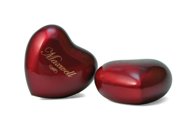 Arielle Heart Ruby Cremation Urn