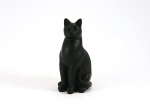 Black Cat Cremation Urn
