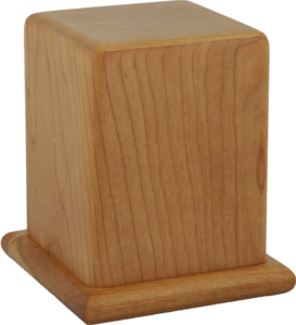 Plain Cherry Pet Cremation Urn