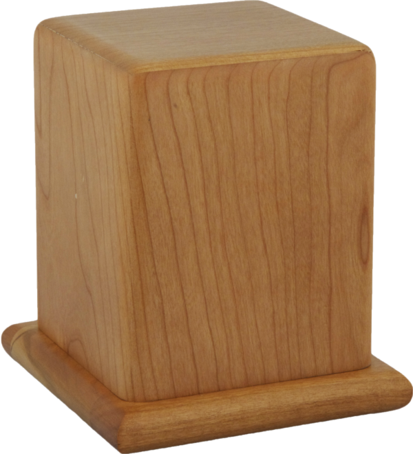 Plain Cherry Pet Cremation Urn