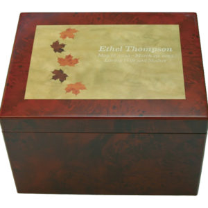 Autumn Leaves Memory Chest Cremation Urn