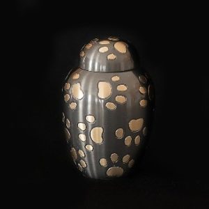 Metal Paw Print Urn